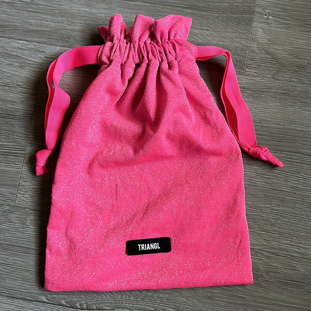 Pink sparkle Bathing suit bag only - Picture 1 of 4